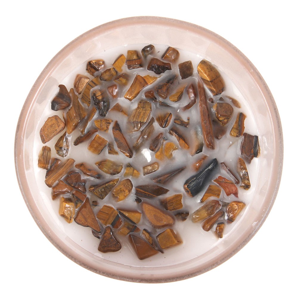 Full Moon Wild Eucalyptus Manifestation Candle with Tiger's Eye1