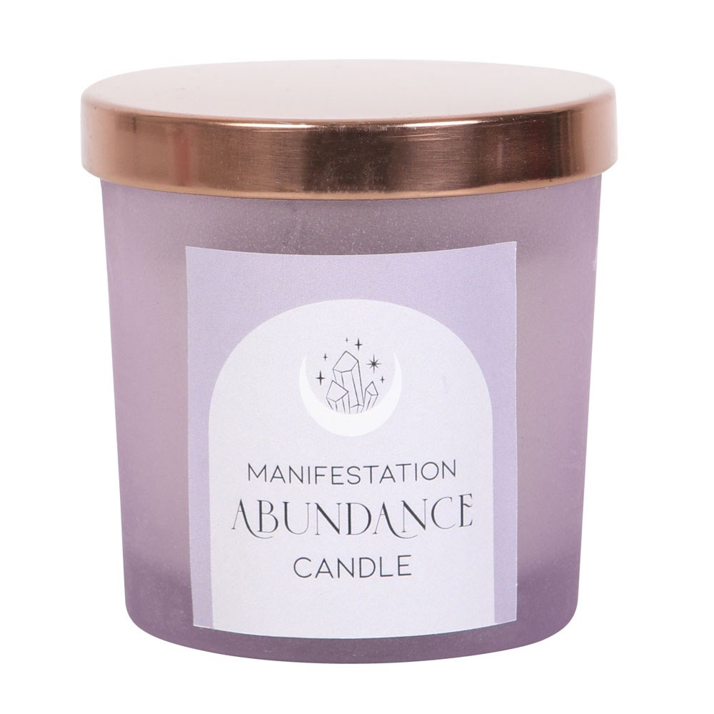Abundance French Lavender Crystal Chip Candle2