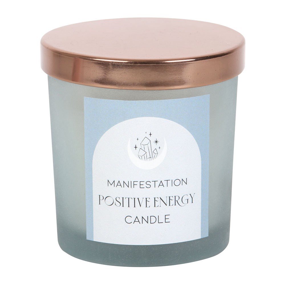 Positive Energy White Sage Crystal Chip Candle2