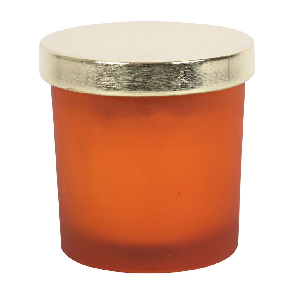 Sacral Chakra Orange Crystal Chip Candle3