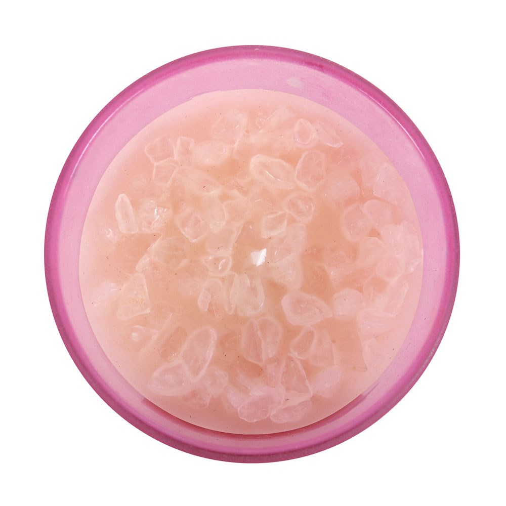 Crown Chakra Blackberry Crystal Chip Candle1
