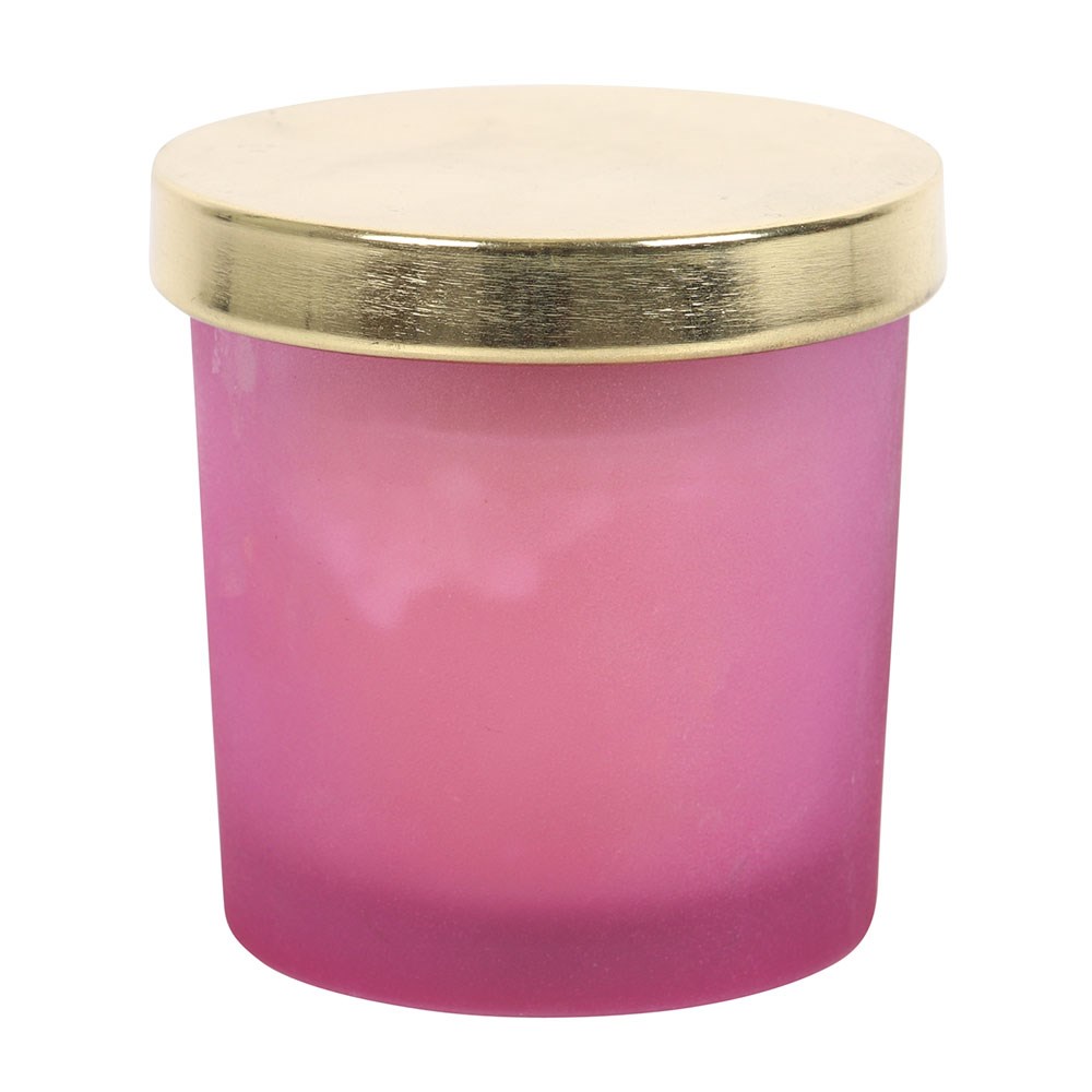 Crown Chakra Blackberry Crystal Chip Candle3
