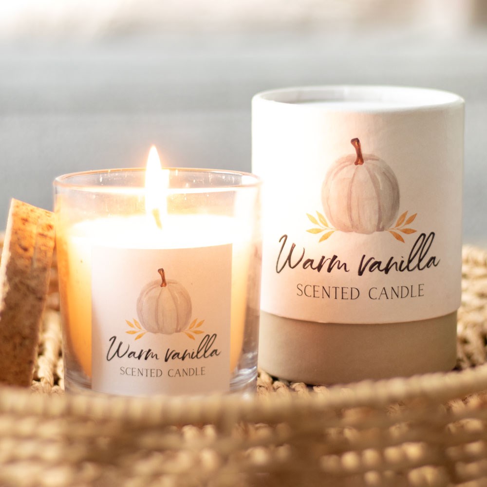 Warm Vanilla Autumn Candle4