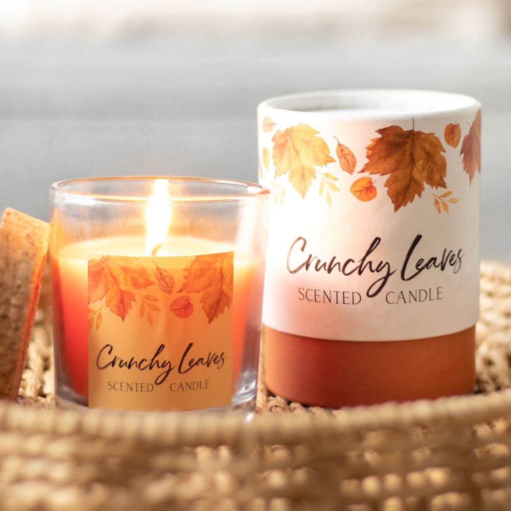 Crunchy Leaves Autumn Candle4