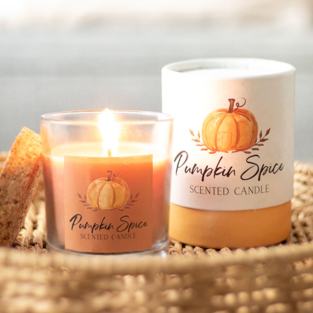 Pumpkin Spice Autumn Candle4