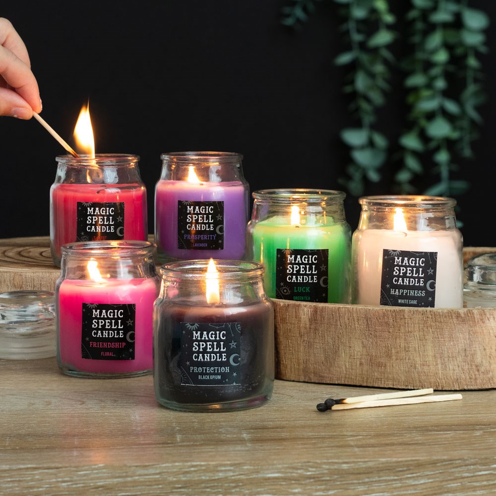 Green Tea 'Luck'  Spell Candle Jar3