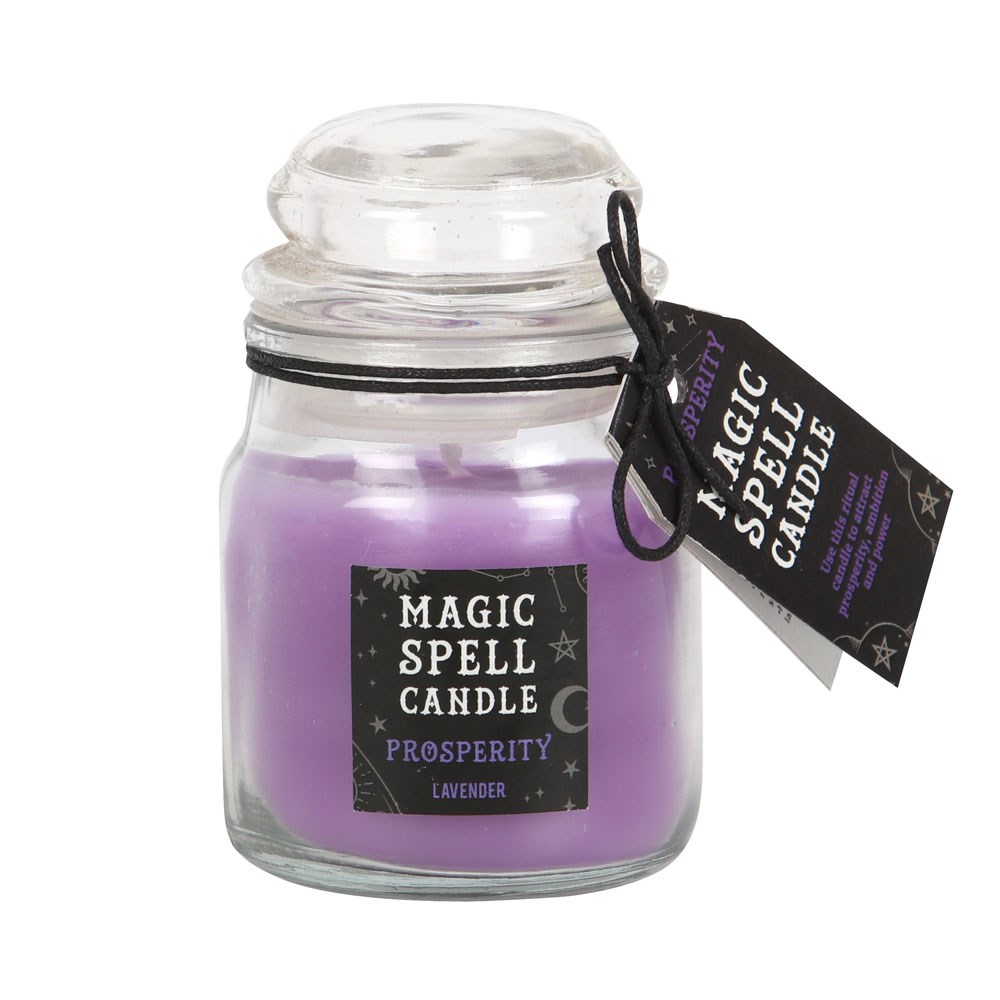 Lavender 'Prosperity'  Spell Candle Jar
