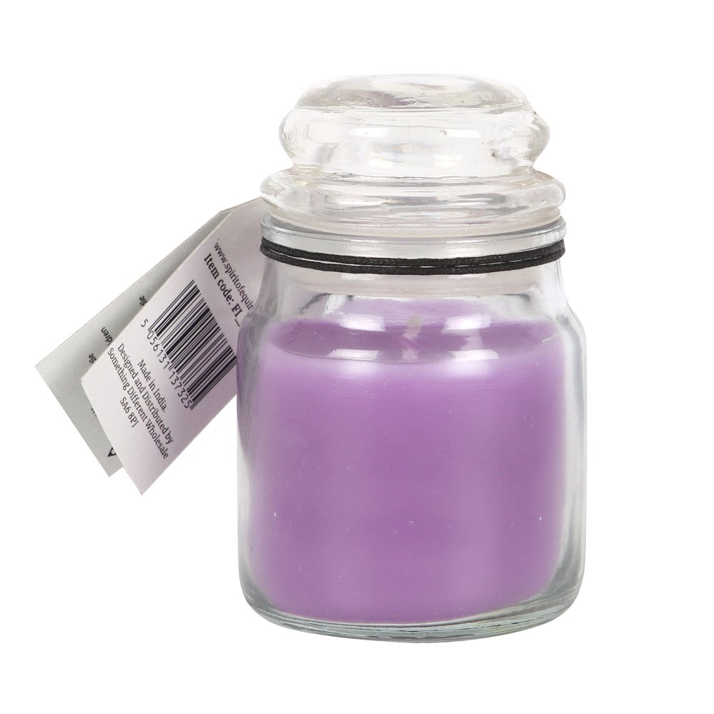 Lavender 'Prosperity'  Spell Candle Jar1