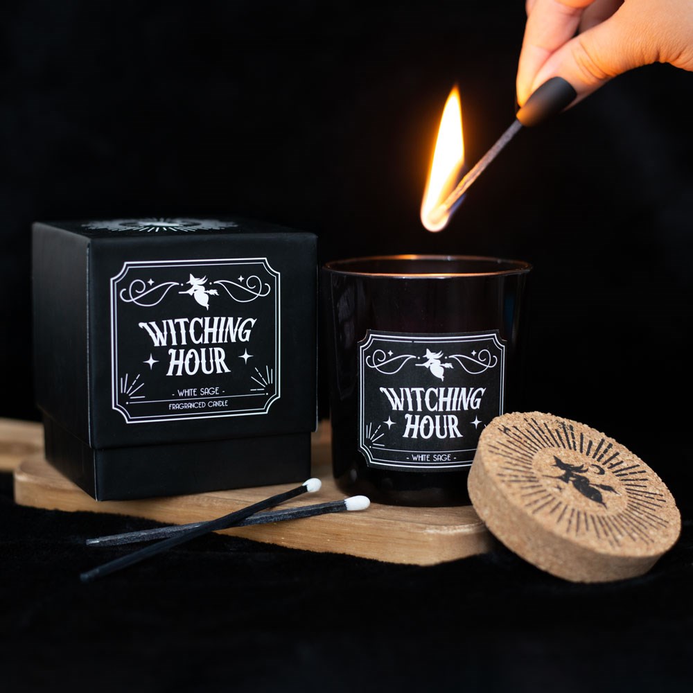 Witching Hour White Sage Candle5