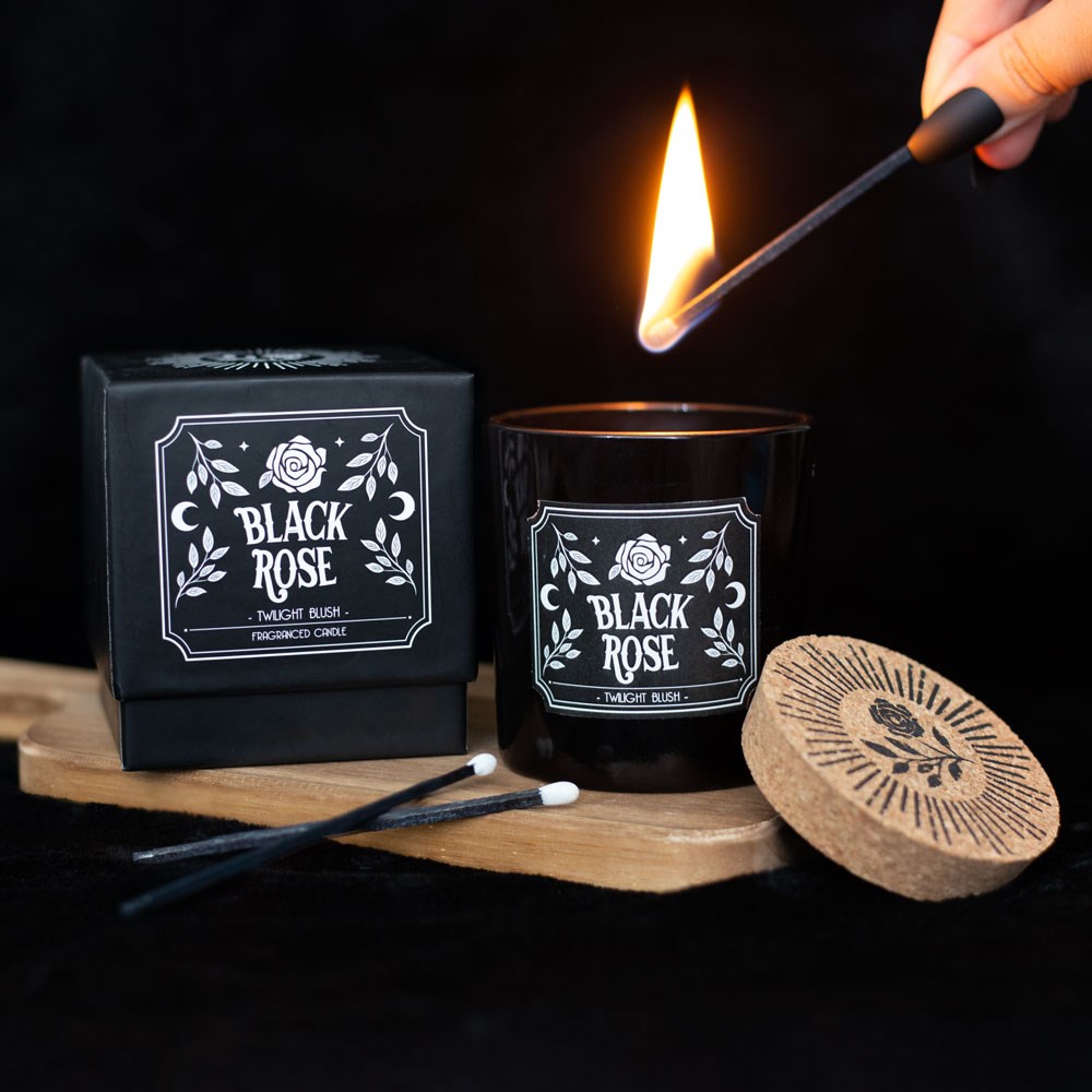 Black Rose Twilight Blush Candle5