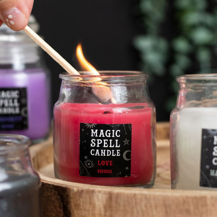 Rose 'Love' Spell Candle Jar2