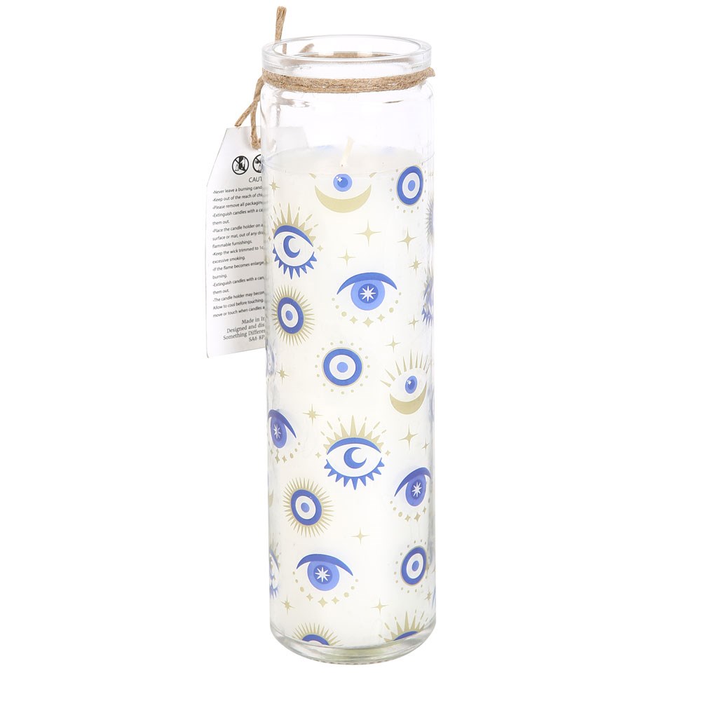 All Seeing Eye White Sage Tube Candle1
