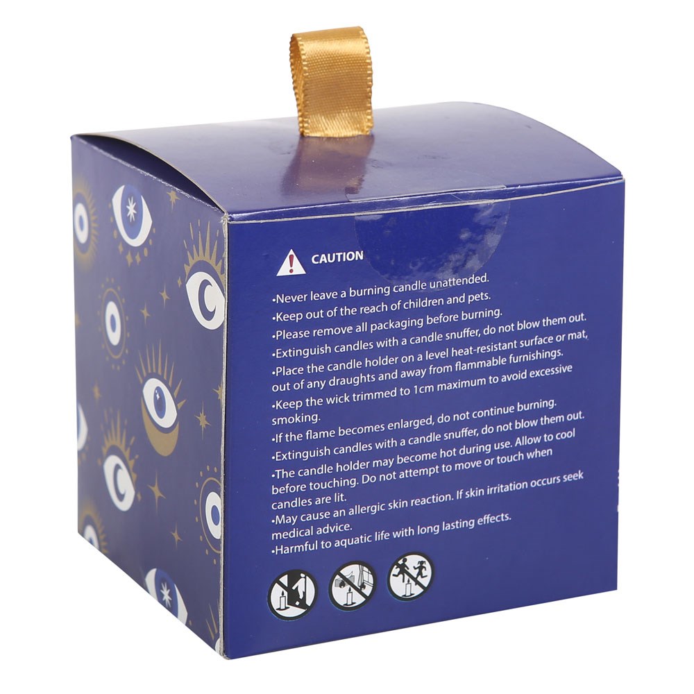 All Seeing Eye White Sage Crystal Chip Protection Candle3