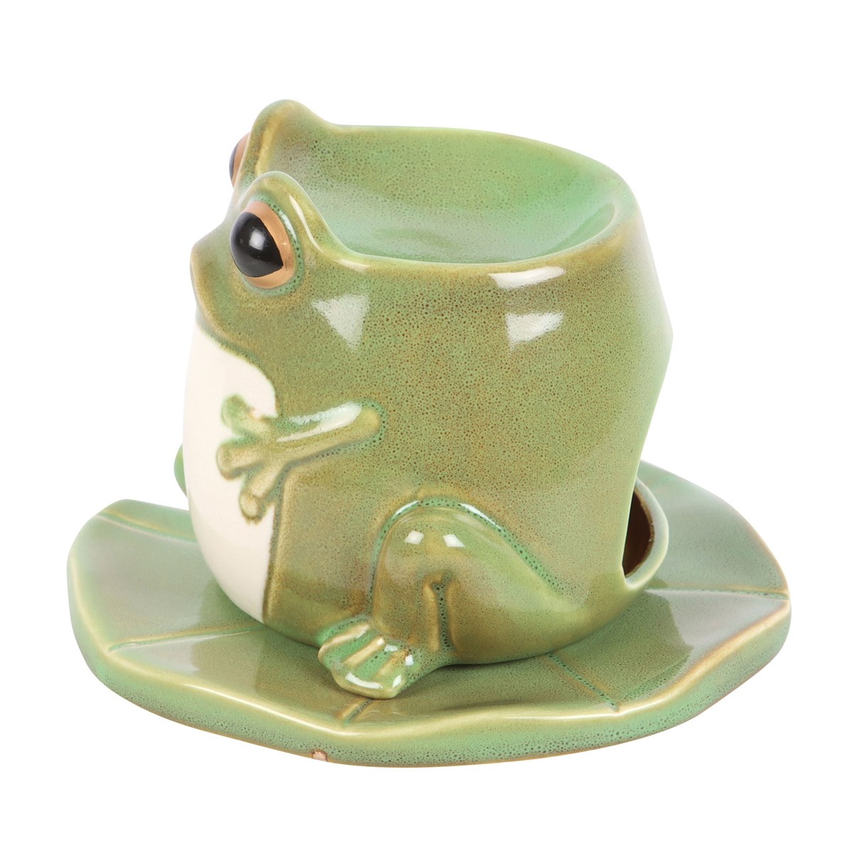 Frog Shaped Oil Burner on Lily Pad1