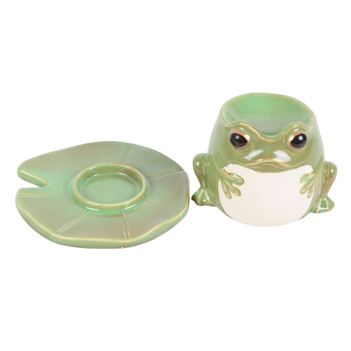Frog Shaped Oil Burner on Lily Pad3