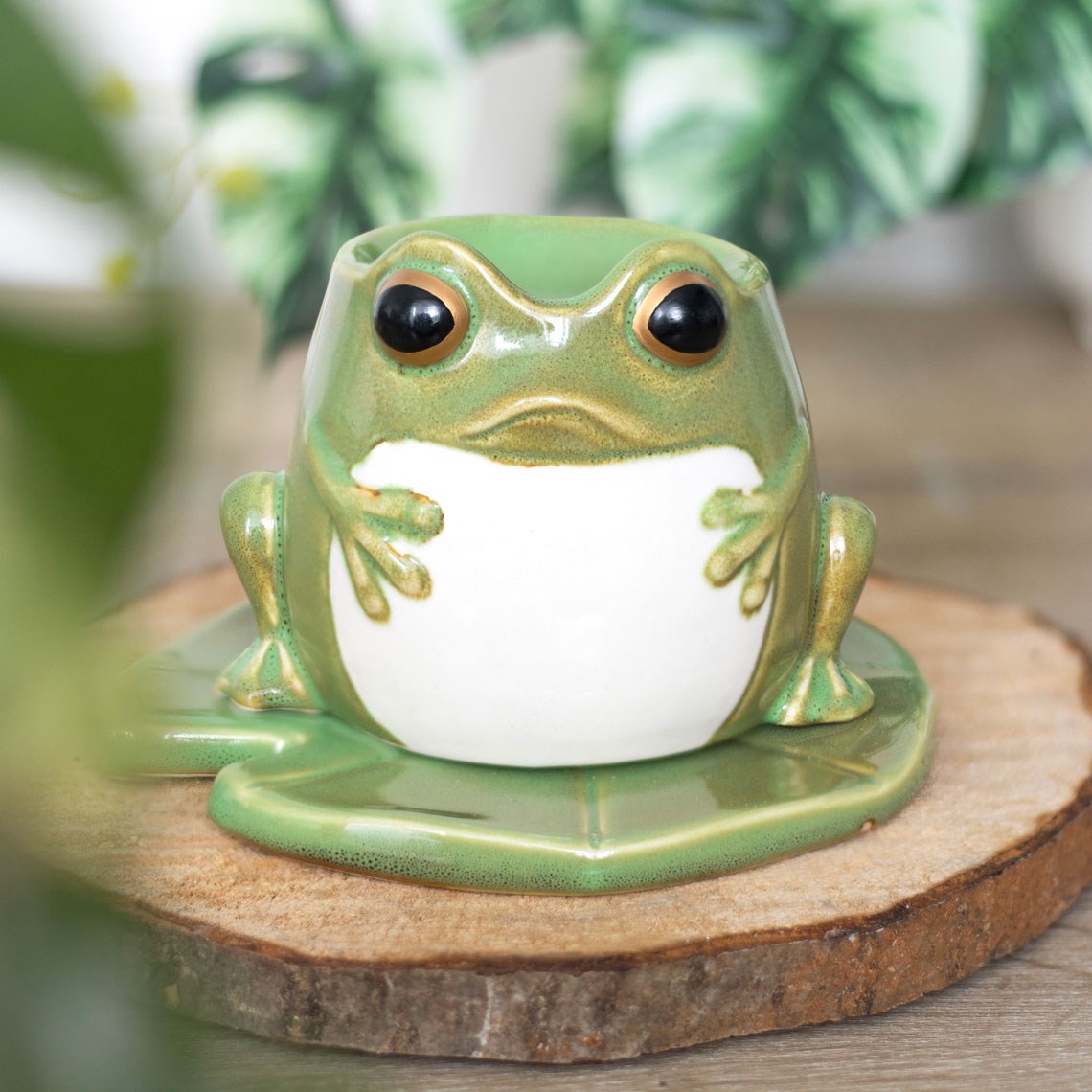 Frog Shaped Oil Burner on Lily Pad5
