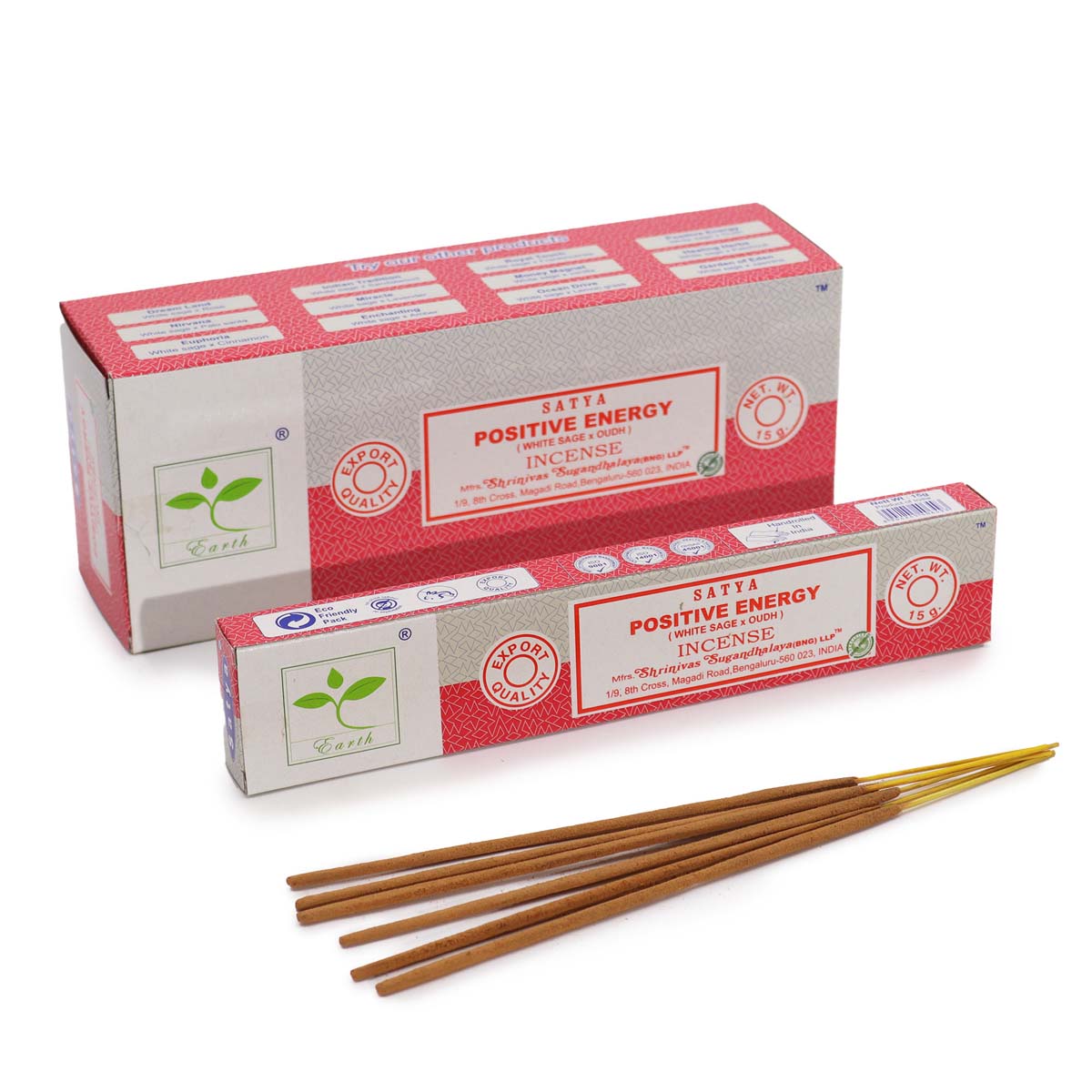 Satya Incense - Positive Energy (White Sage & Oudh)