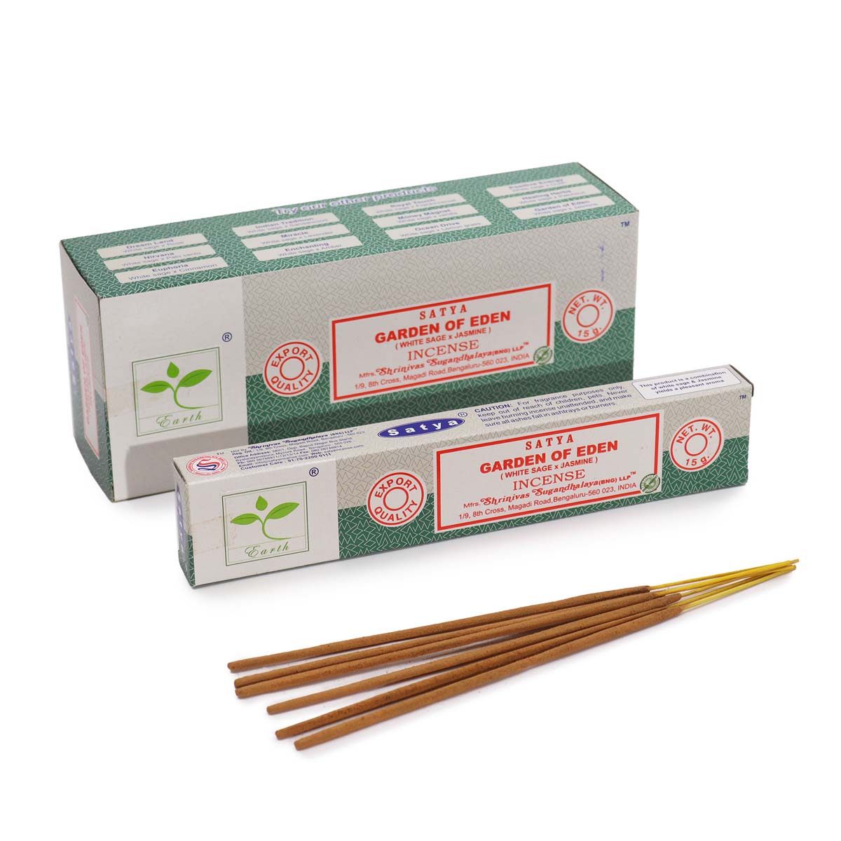 Satya Incense - Garden of Eden (White Sage & Jasmine)