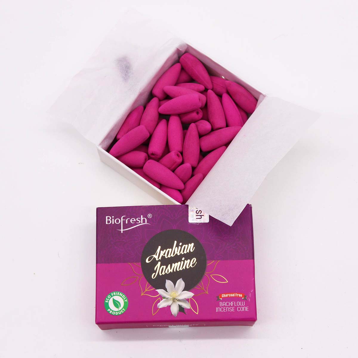 Biofresh Backflow Incense Cones - Arabian Jasmine1