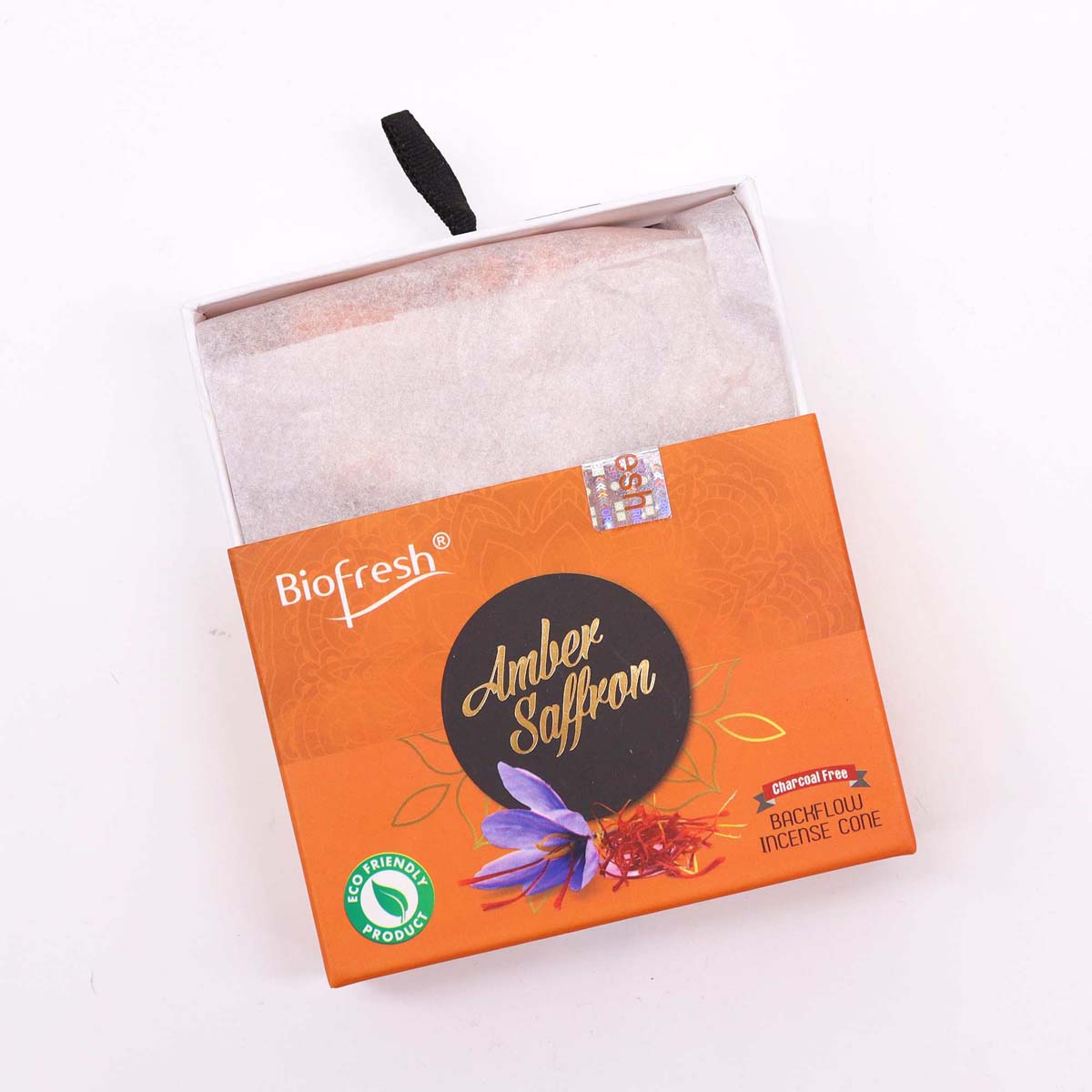 Biofresh Backflow Incense Cones - Amber Saffron