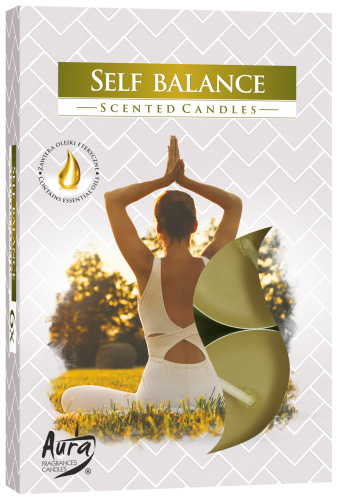 Set of 6 Scented Tealights - Self Balance1
