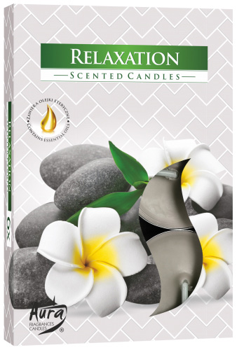 Set of 6 Scented Tealights - Relaxation1