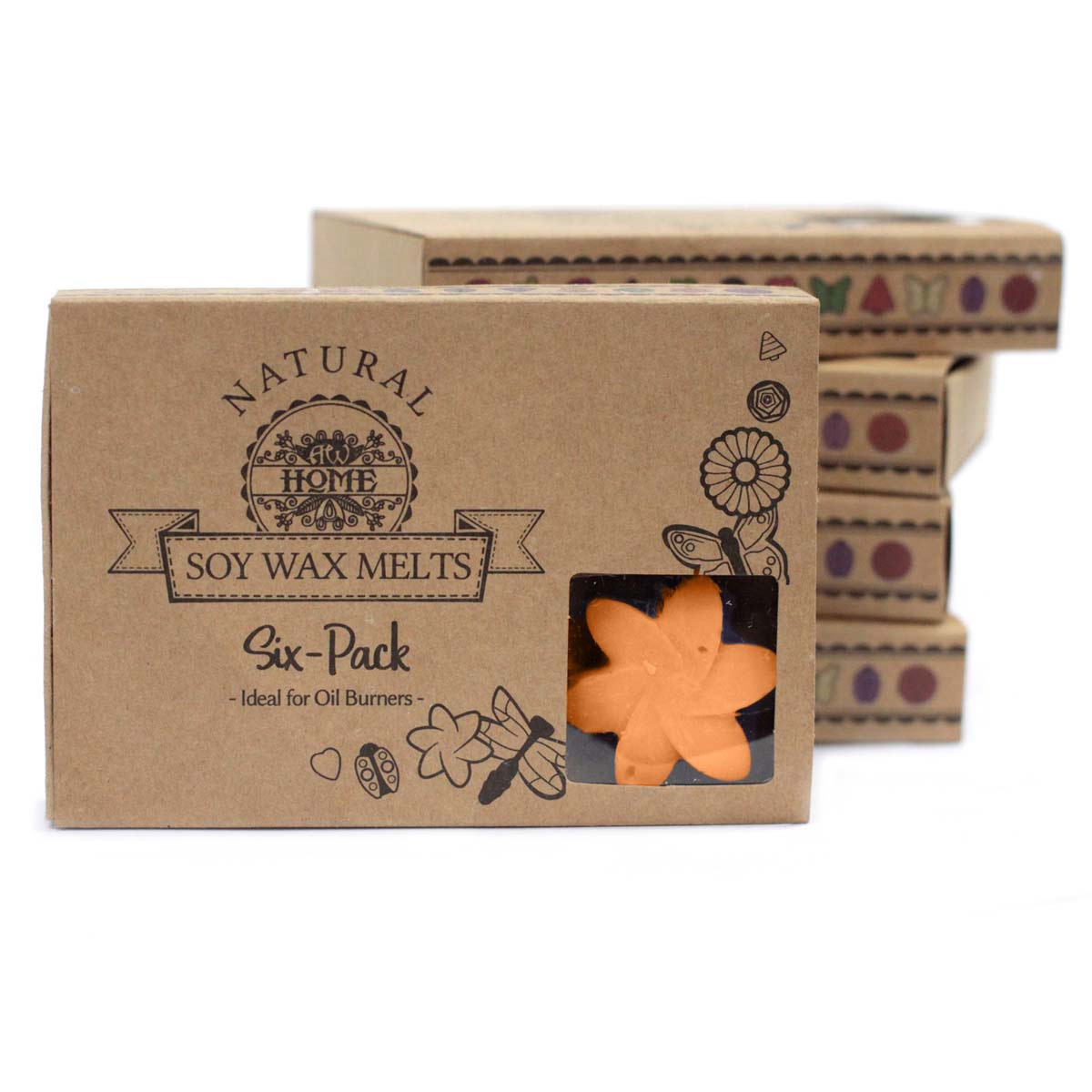 Box of 6 Wax Melts - Mango Fruits4