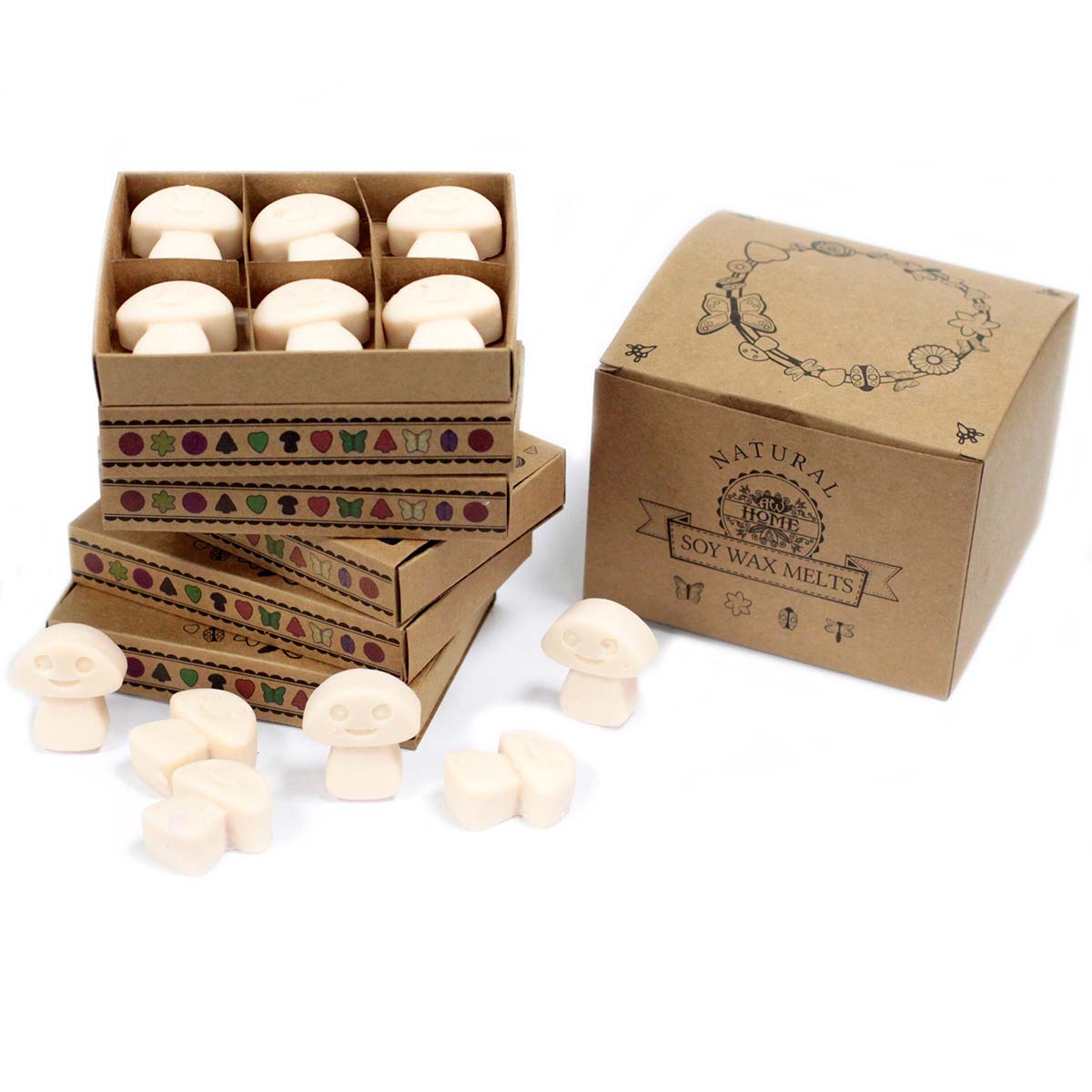 Box of 6 Wax Melts - Vanilla Nutmeg1