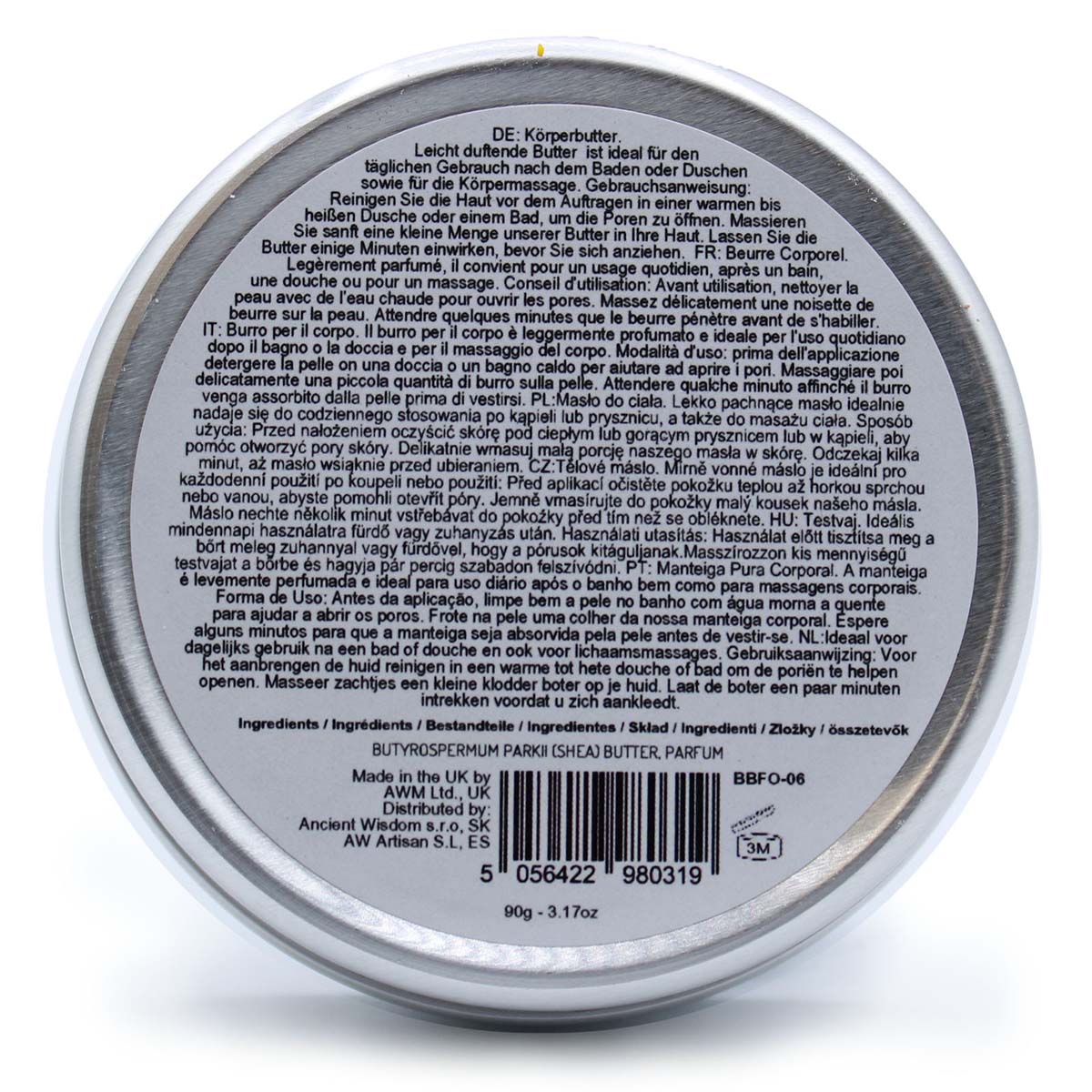 Scented Shea Body Butter 90g - Fluffy Marshmallow1