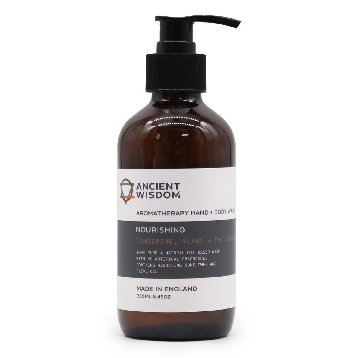 Aromatherapy Hand & Body Wash 250ml - Tangerine, Ylang & Patchouli