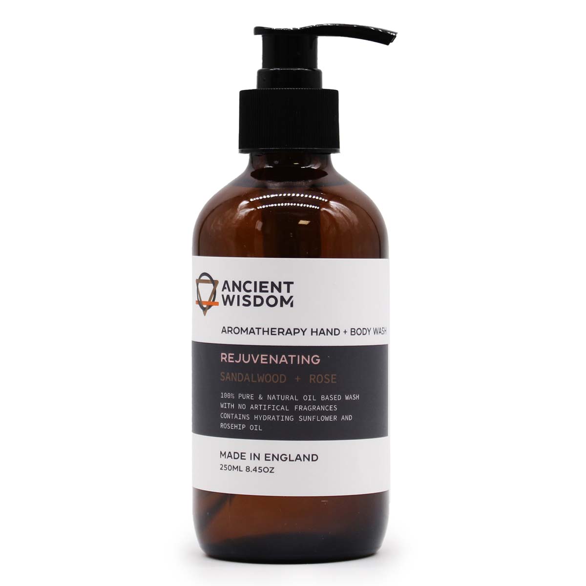 Aromatherapy Hand & Body Wash 250ml - Sandalwood & Rose