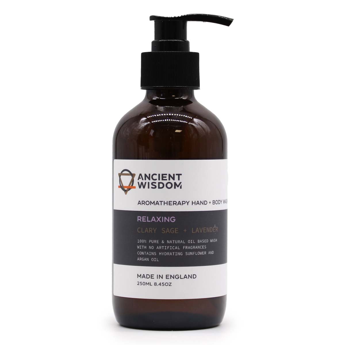 Aromatherapy Hand & Body Wash 250ml - Clary Sage & Lavender