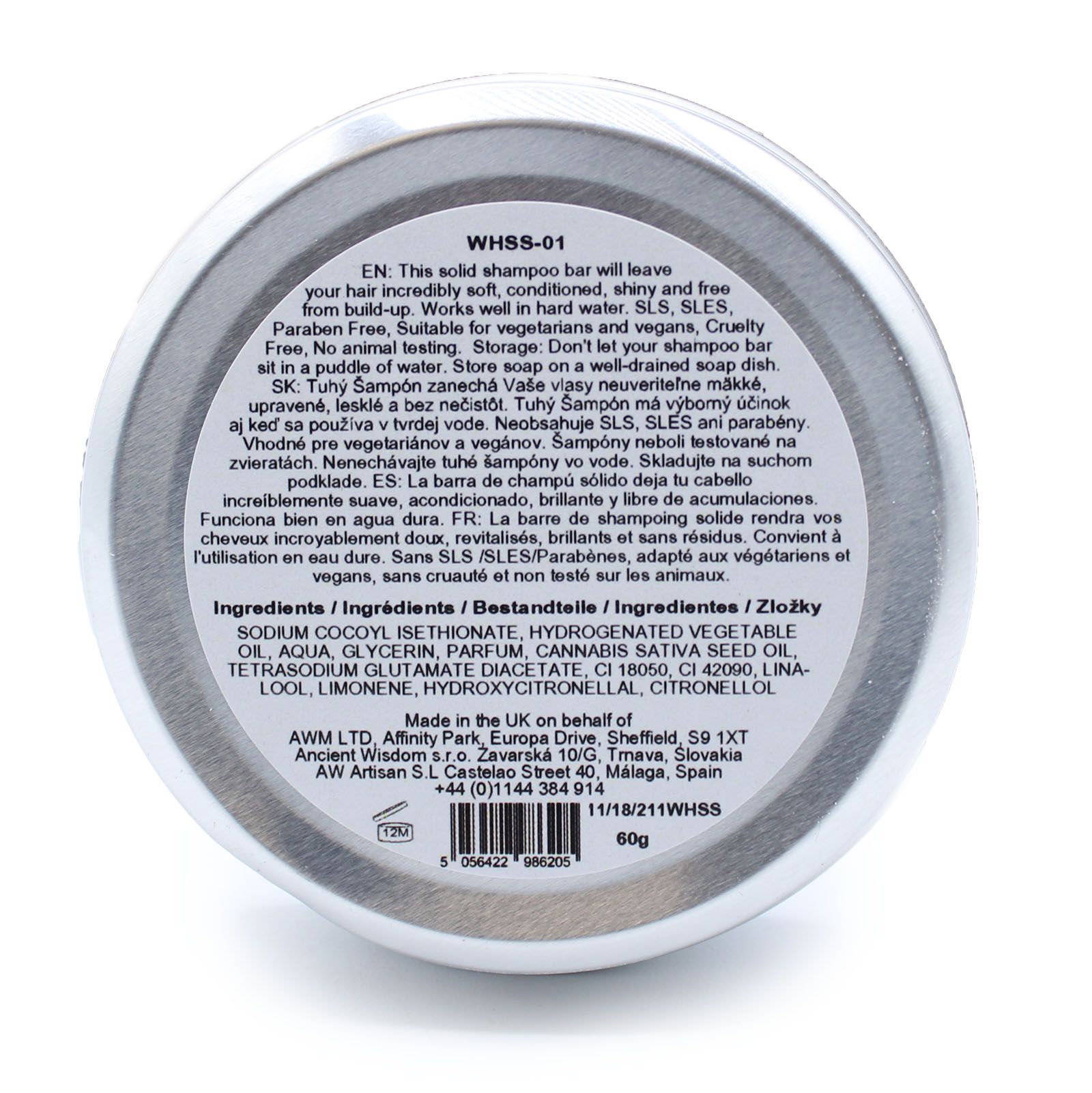 Wild Hare Solid Shampoo 60g - Orchid2
