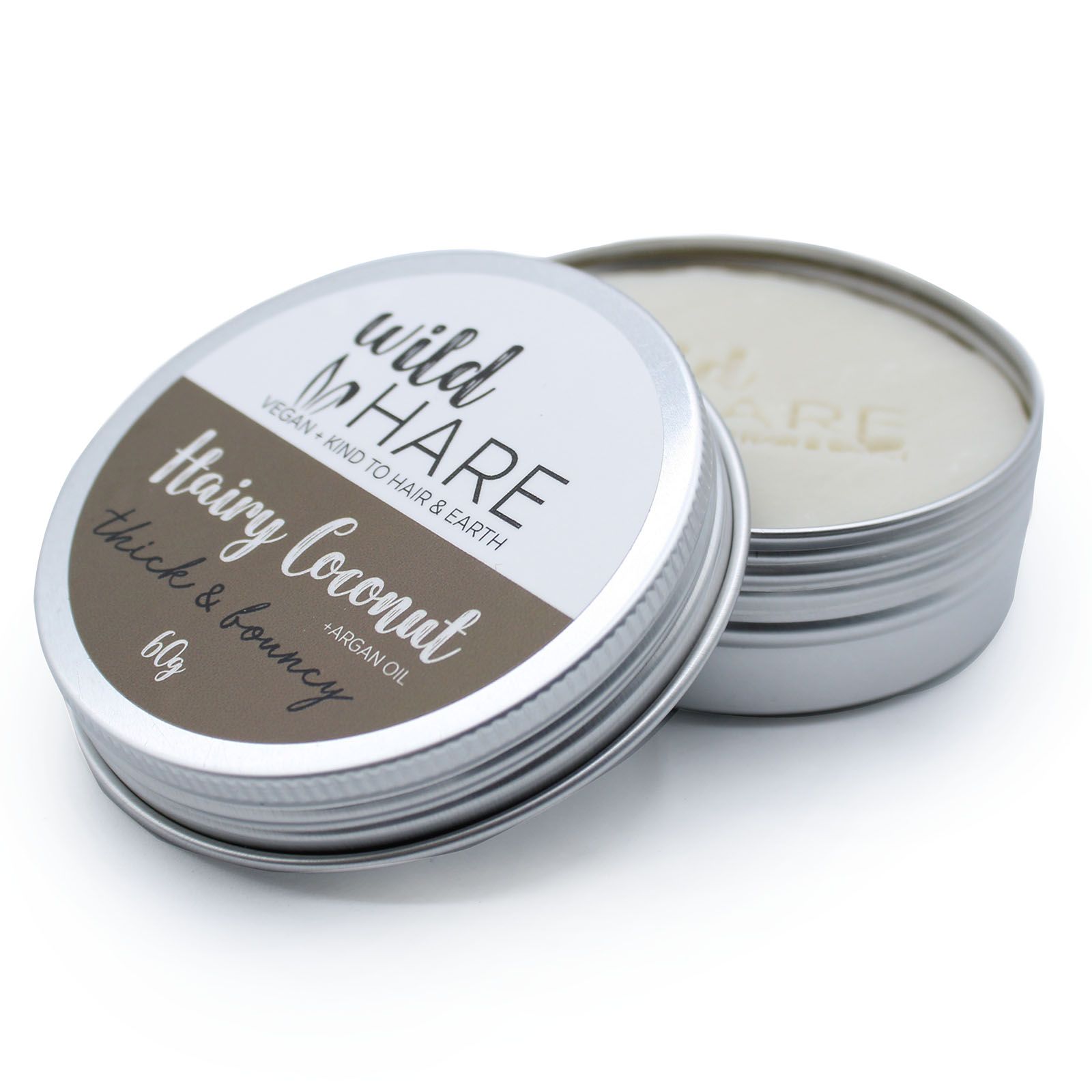 Wild Hare Solid Shampoo 60g - Hairy Coconut1