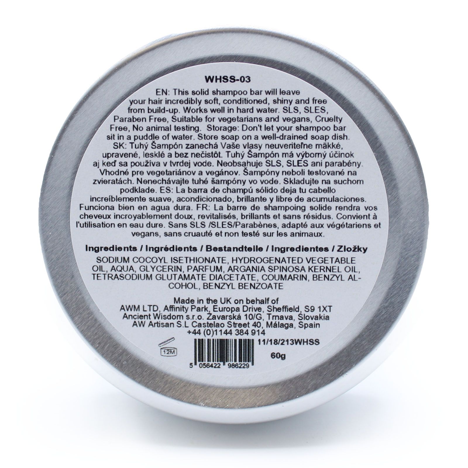 Wild Hare Solid Shampoo 60g - Hairy Coconut2