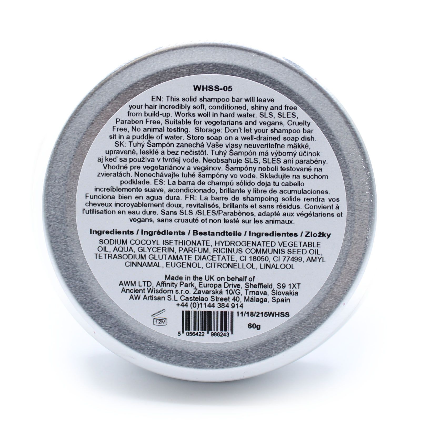 Wild Hare Solid Shampoo 60g - Cherry Bonbon2