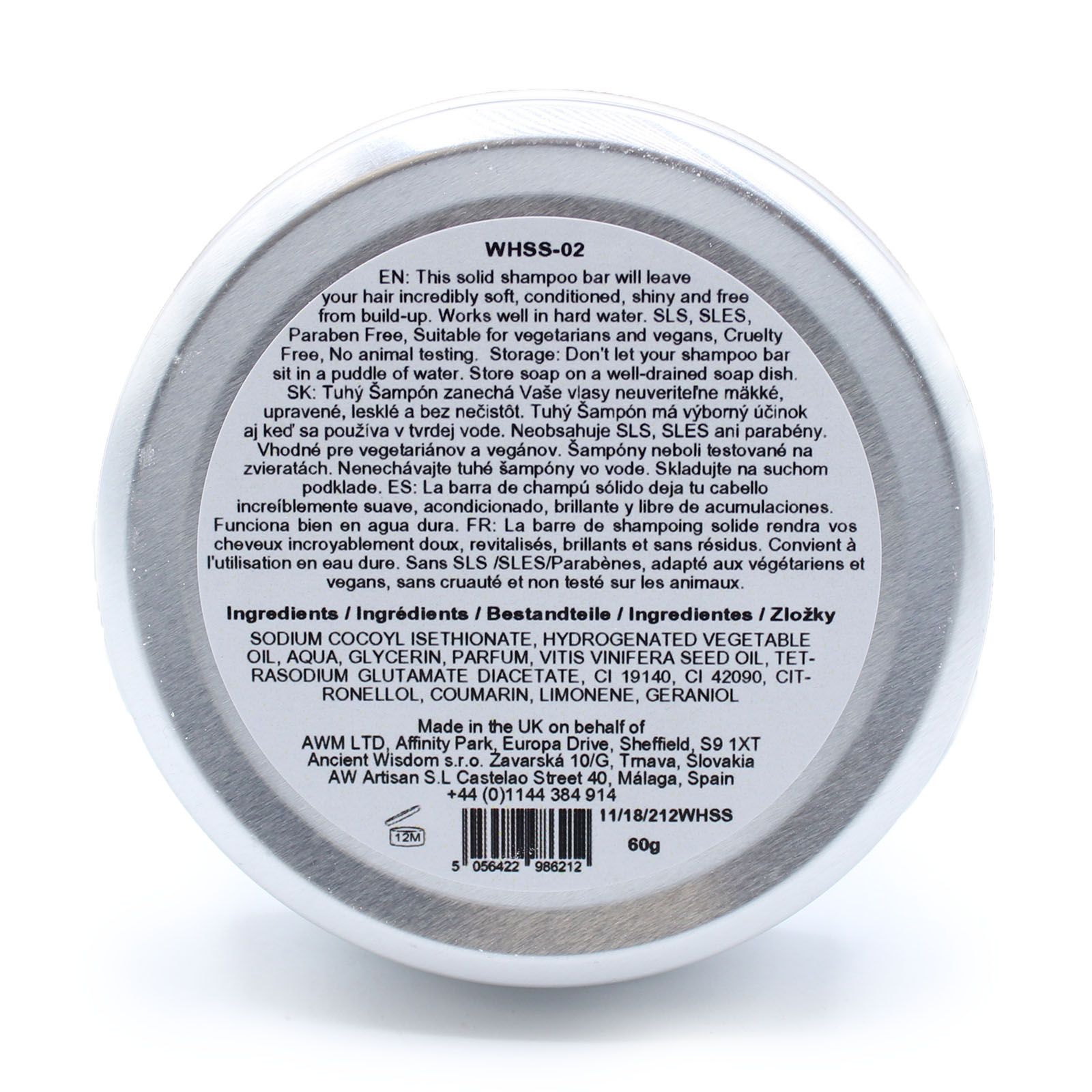 Wild Hare Solid Shampoo 60g - Aloe Vera2