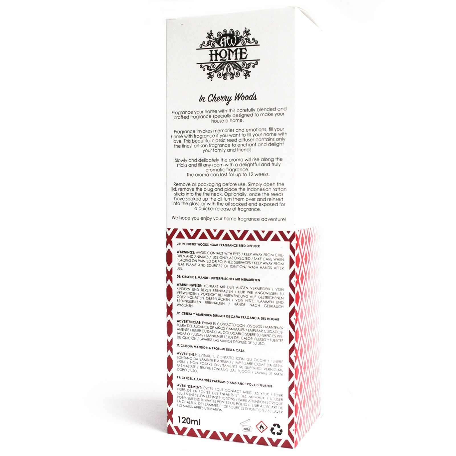 120ml Reed Diffuser - In Cherry Woods3