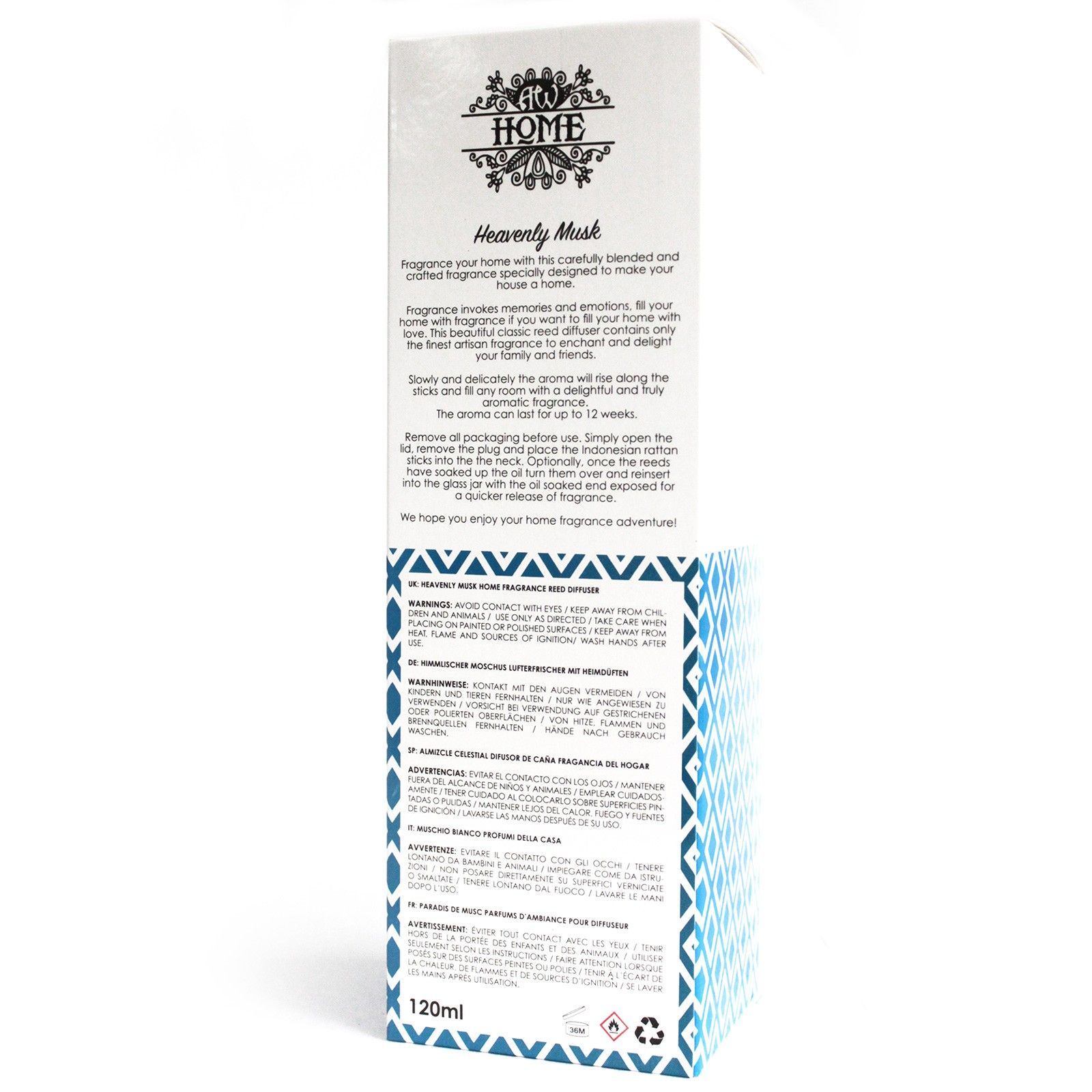 120ml Reed Diffuser - Heavenly Musk3