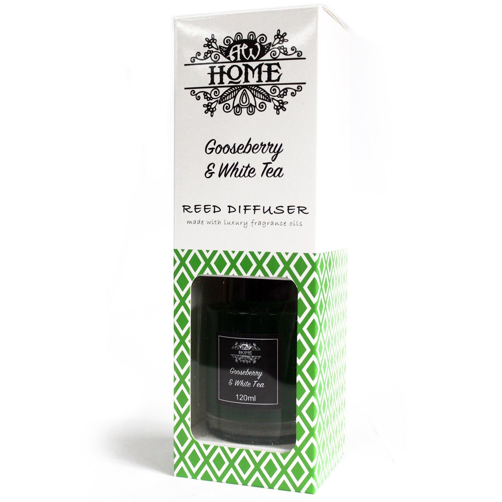 120ml Reed Diffuser - Gooseberry & White Tea2