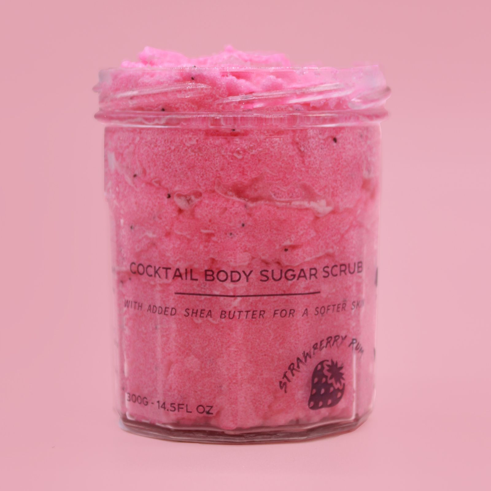 Fragranced Sugar Body Scrub - Strawberry Rum 300g2