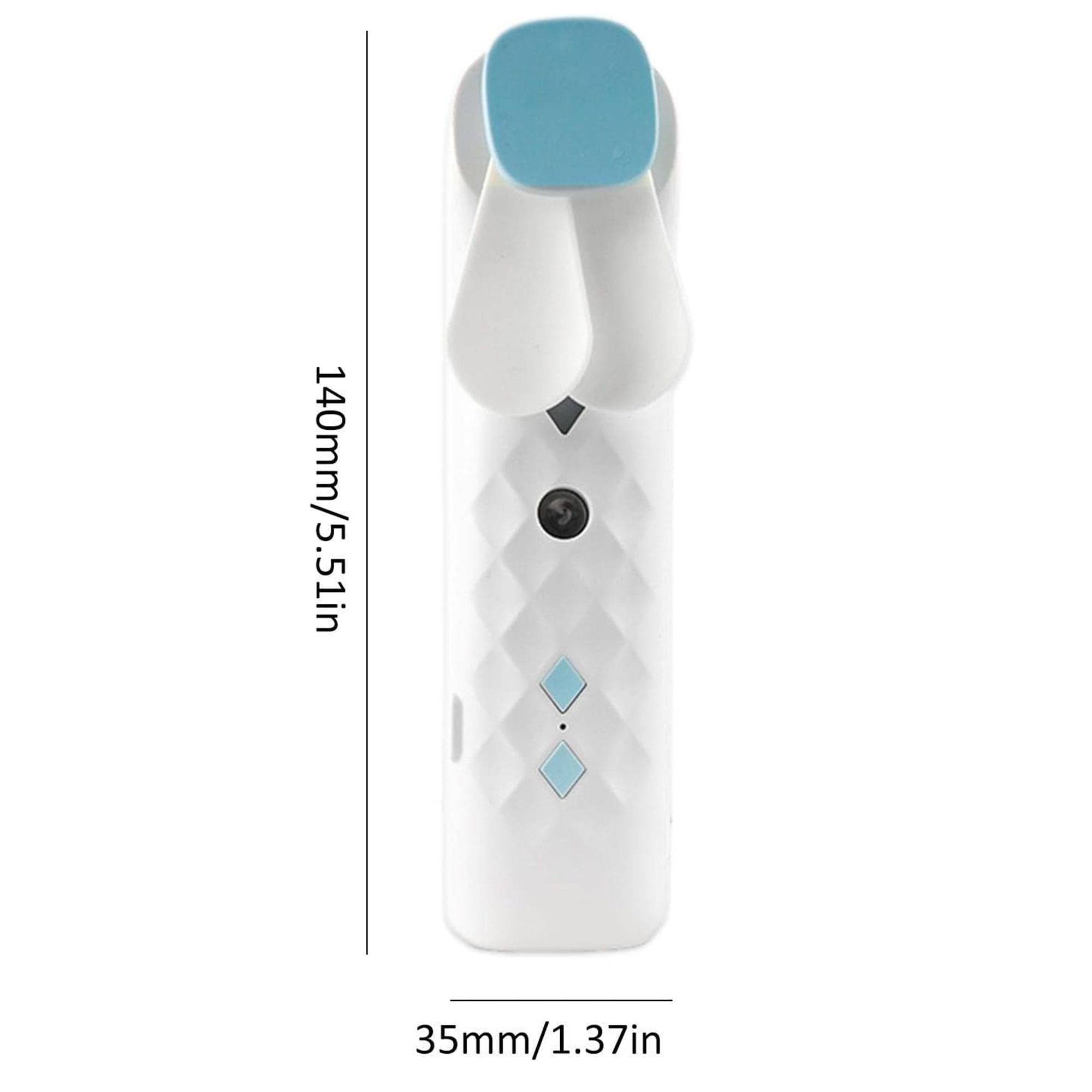 White Nano Mist Face Fan & Spray - USB Chargeable6
