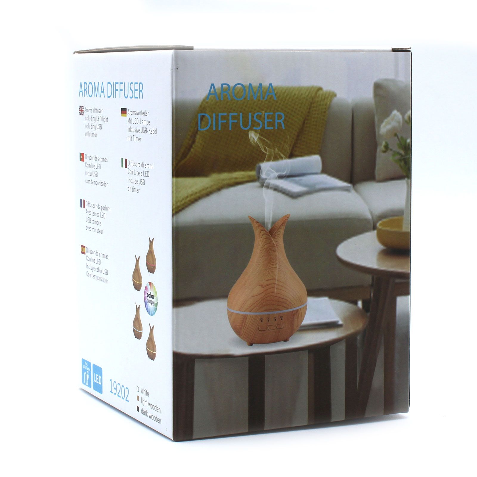 Palermo Atomiser - USB - Colour Change - Timer1