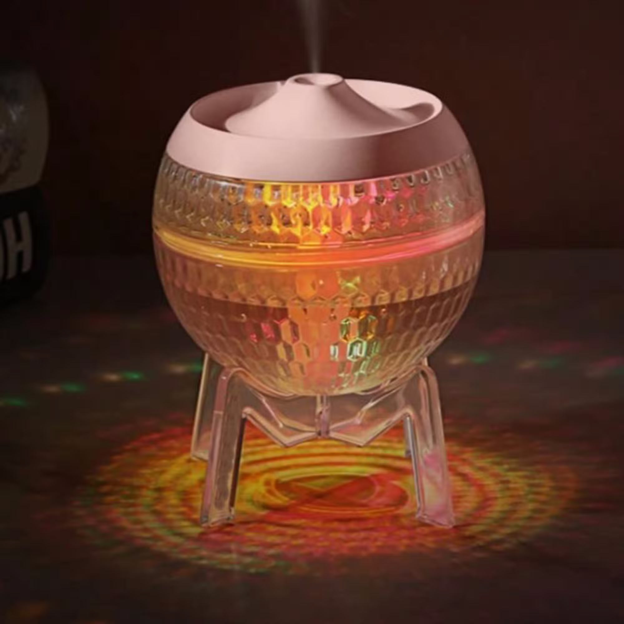 Clear Humidifier Mondo Planet - USB - Colour Change (down light)2