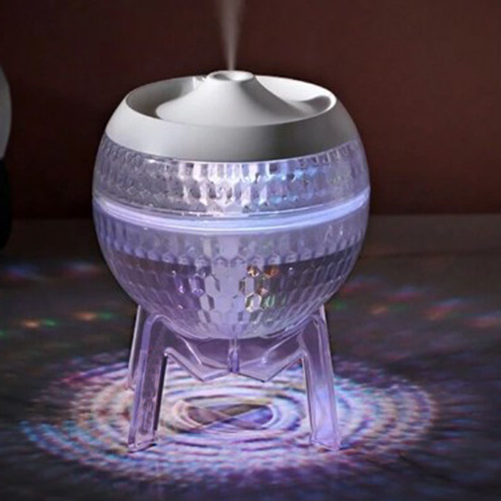 Clear Humidifier Mondo Planet - USB - Colour Change (down light)3