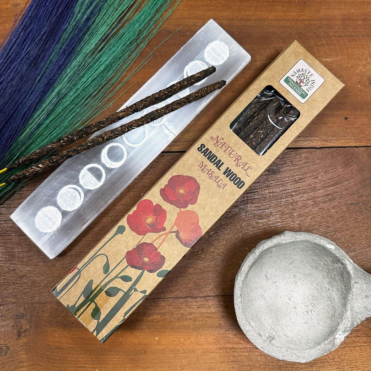 Natural Botanical Masala Incense - Sandalwood2