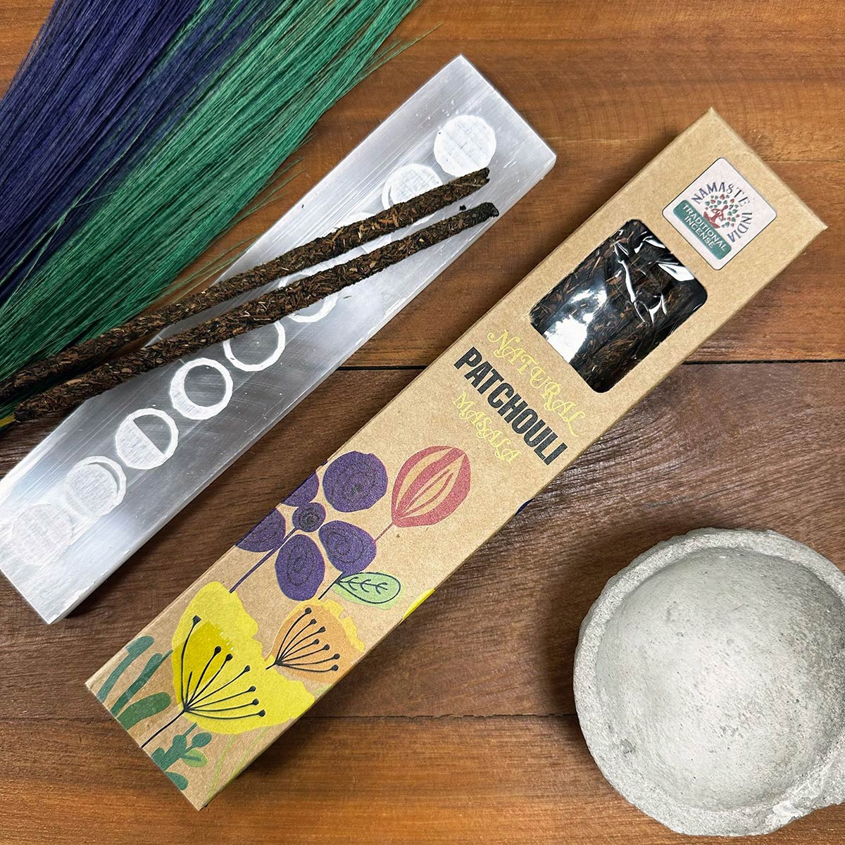 Natural Botanical Masala Incense - Patchouli2