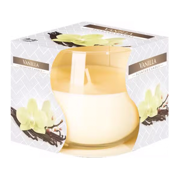 Scented Glass Jar Candle - Vanilla