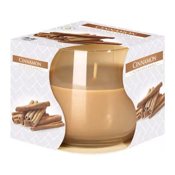 Scented Glass Jar Candle - Cinnamon