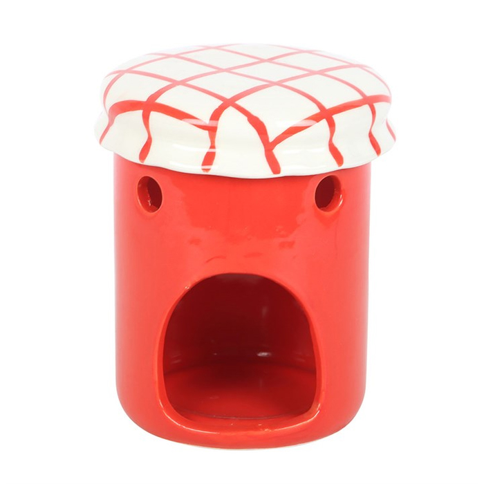 Strawberry Jam Jar Oil Burner and Wax Warmer1